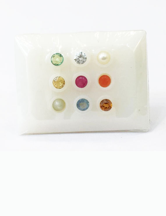 Natural Certified Navratana Stones Luxury Quality